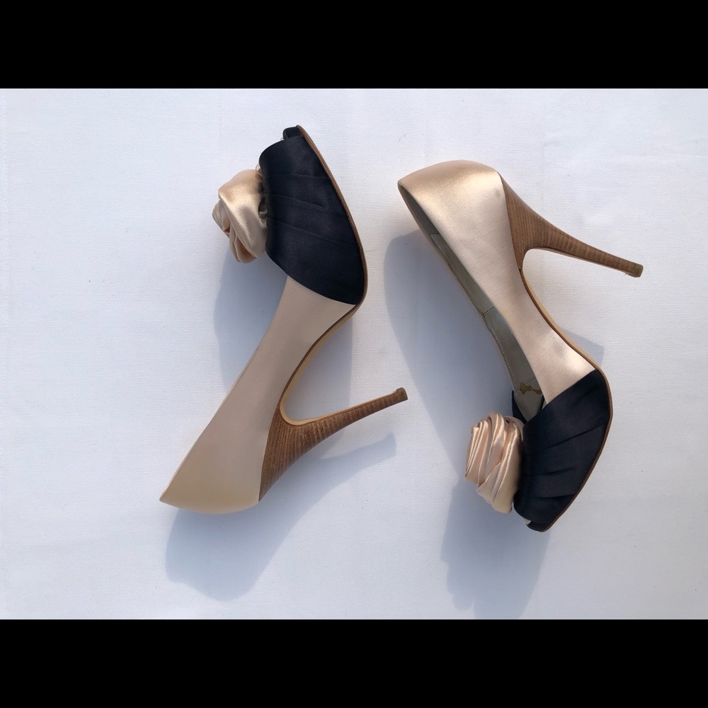 Giuseppe Zanotti peep toe satin heels